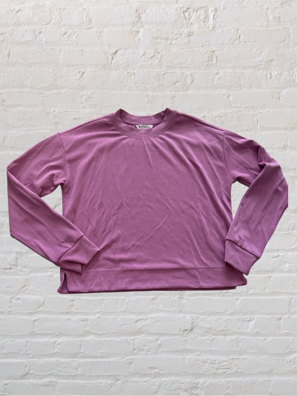 Like 🆕 Athleta lilac pink Seasoft crew neck sweatshirt